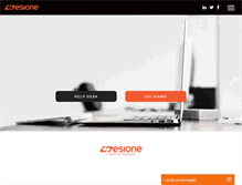 Tablet Screenshot of coesione.net
